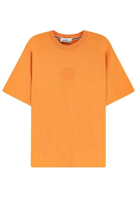 t-shirt 2100001 uomo arancione STONE ISLAND | L1S15 2100001 SOE14V007E